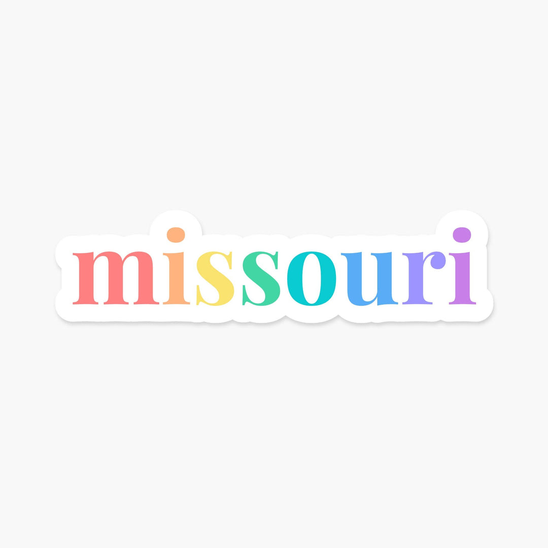 Footnotes - Missouri US State 3.2 x 1 in - Everyday Sticker