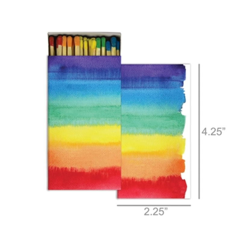 Homart -Matches - Watercolor Rainbow